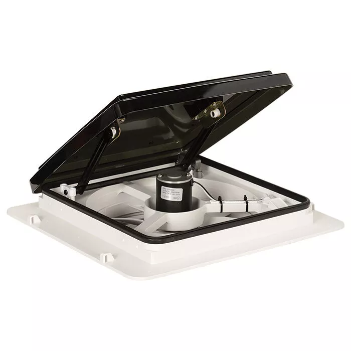 MaxxFan 4-Speed Vent Fan, Black Lid