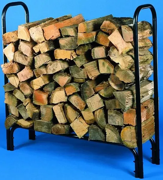 Medium Conduit Style Outdoor Firewood Rack