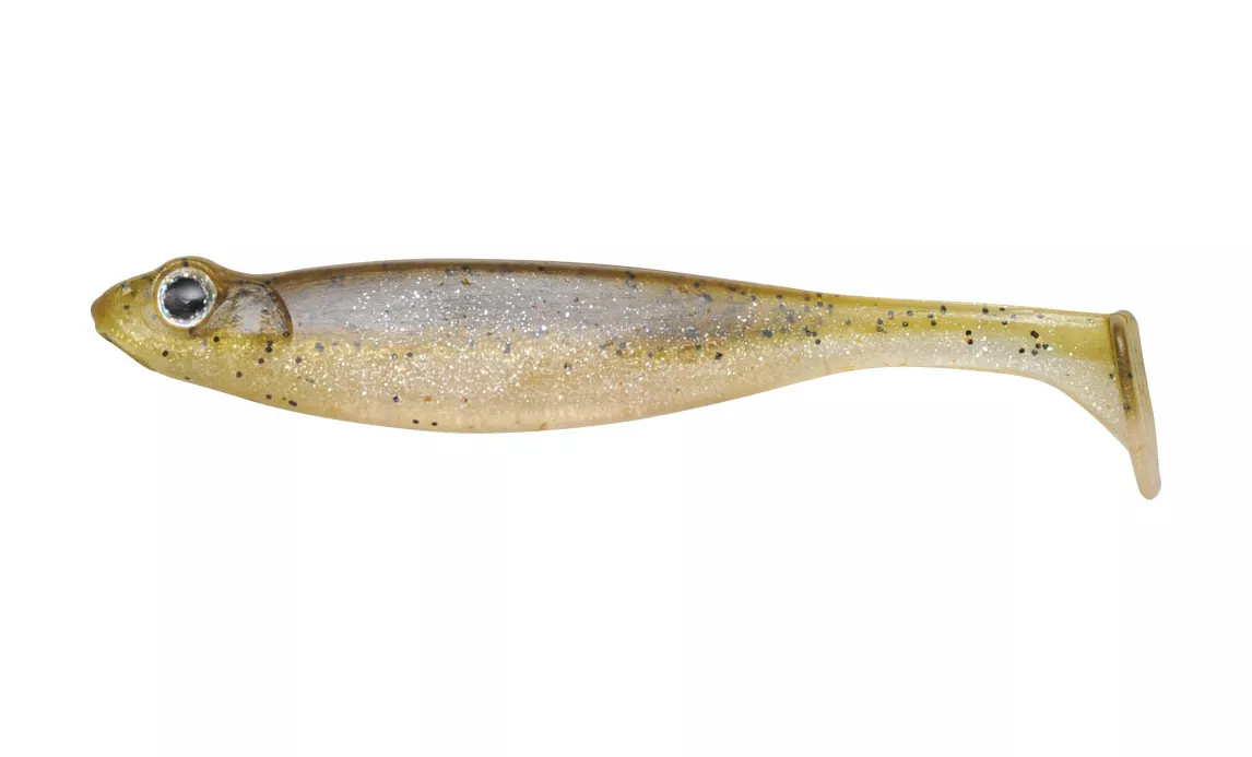 Megabass Hazedong Shad - 3" Green Pumpkin Shad