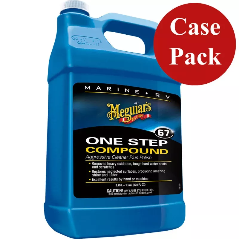 Meguiars Marine One-Step Compound – 1 Gallon *Case of 4*