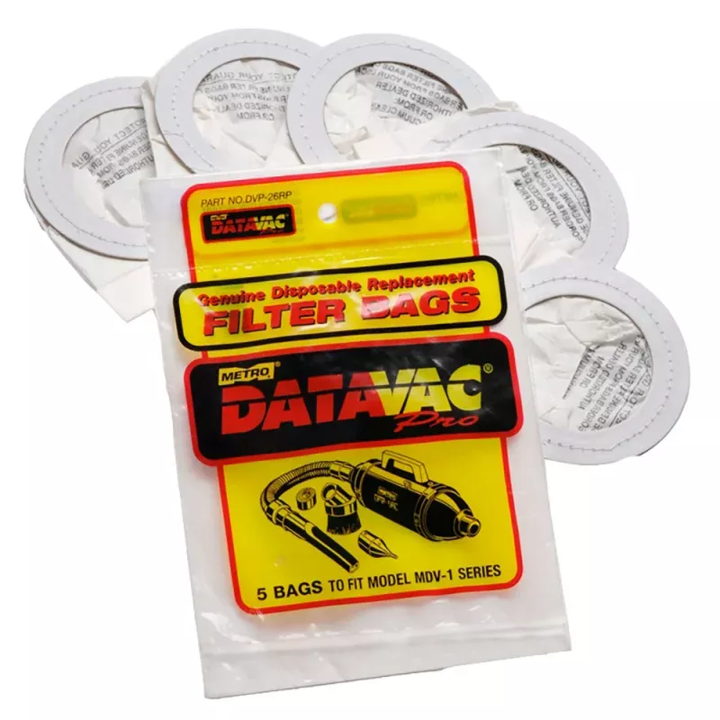 MetroVac Disposable Vacuum Bags – 5 Pack