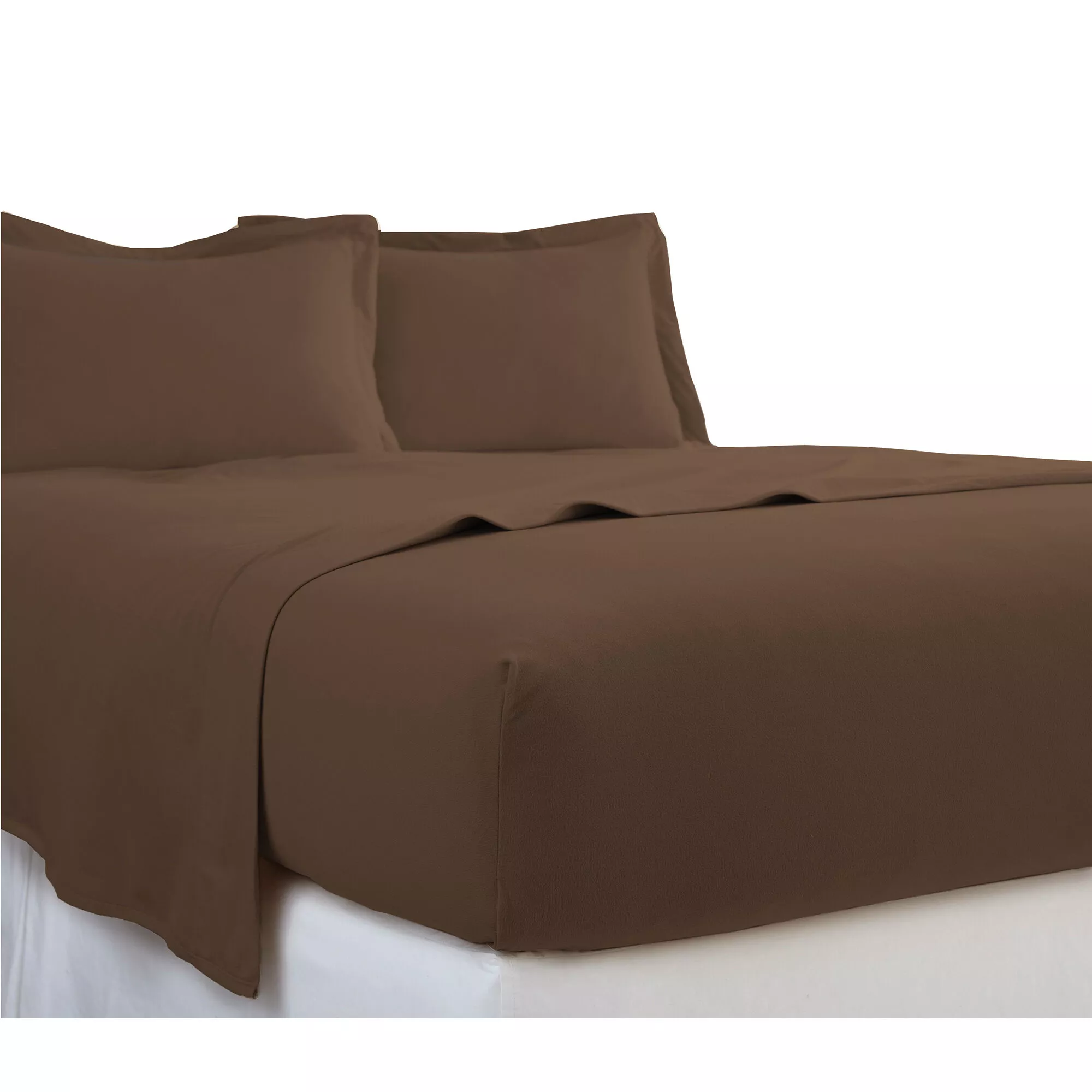 Micro Flannel Chocolate Fitted RV Bunk Blanket