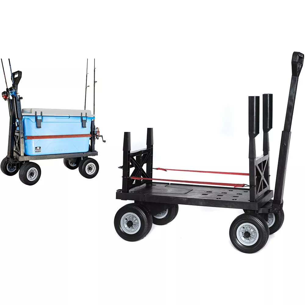 Mighty Max Pier Fishing Cooler Cart