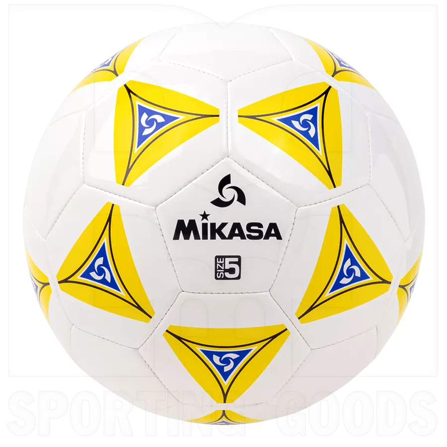 Mikasa SS Series Cushioned Soccer Ball White/Yellow
