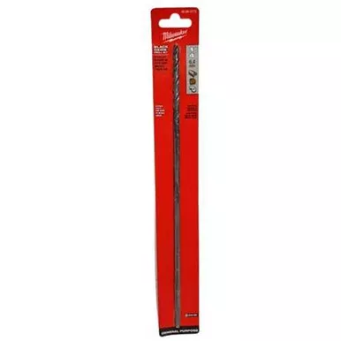 Milwaukee 1/4" x 12" Black Oxide Drill Bit