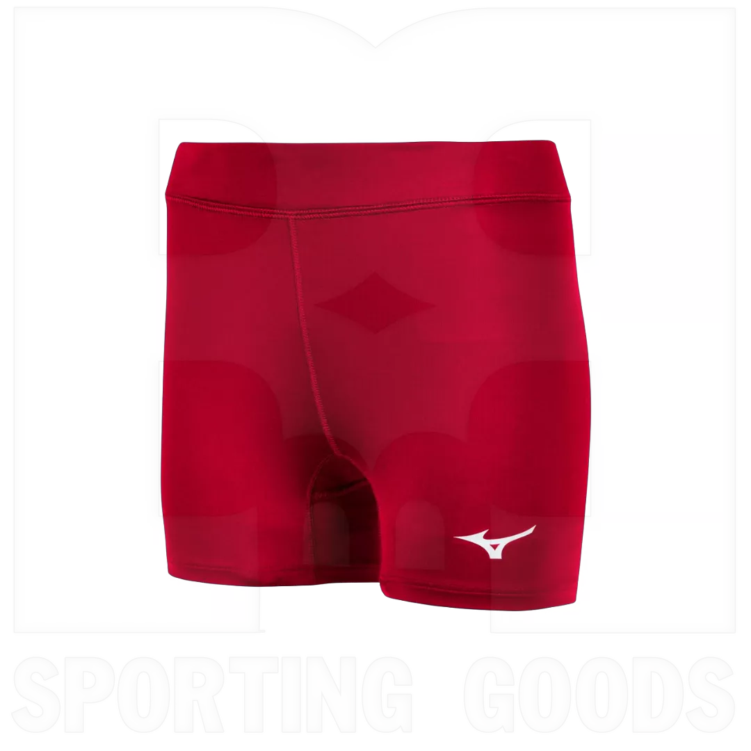 Mizuno Women's Vortex V2 Volleyball Short Scarlet