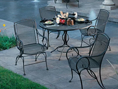 Modesto Wrought Iron Patio Set