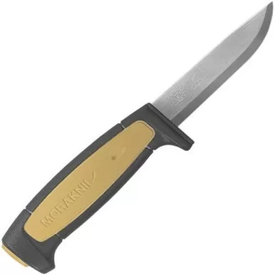 Morakniv Basic 511 Black Tan Carbon Steel Fixed Blade