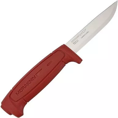 Morakniv Basic 511 Fixed Blade Knife with Red Handle