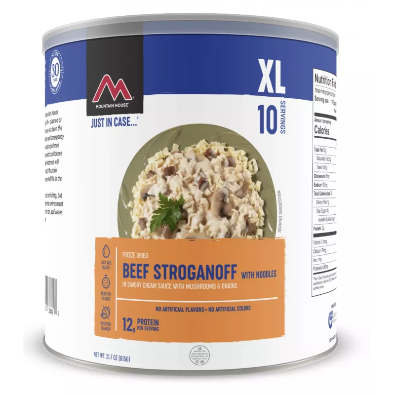 MOUNTAIN HOUSE Beef Stroganoff #10 Can