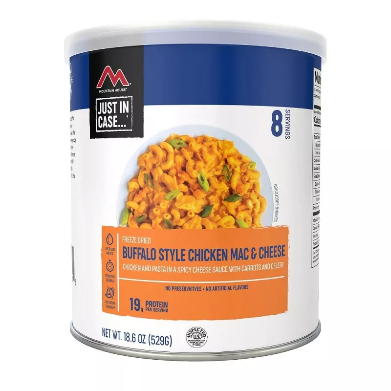 MOUNTAIN HOUSE Buffalo Style Chicken Mac & Cheese #10 Can