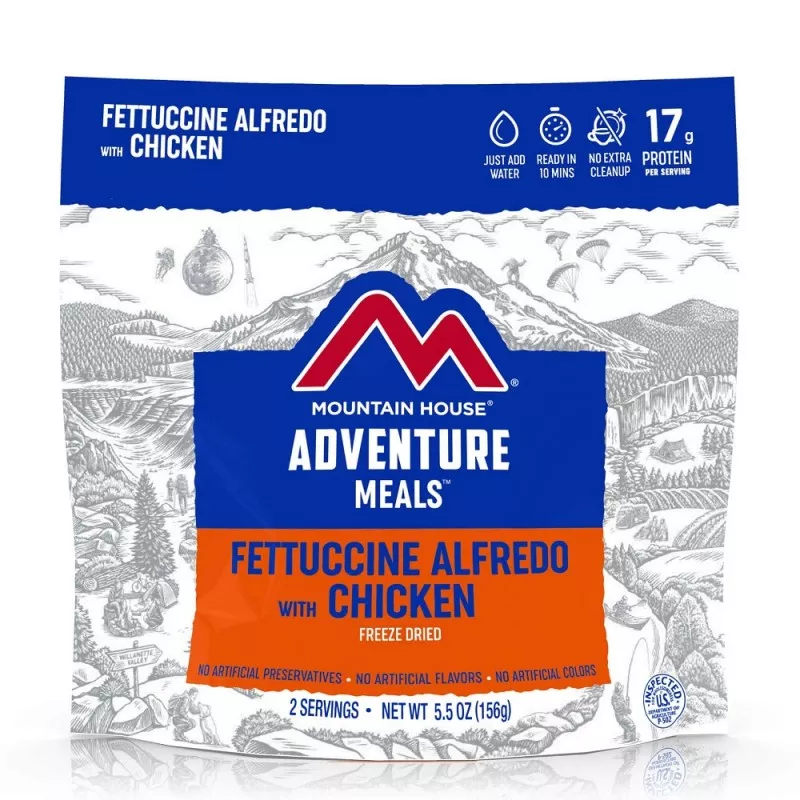 MOUNTAIN HOUSE Fettuccine Alfredo with Chicken Pouch