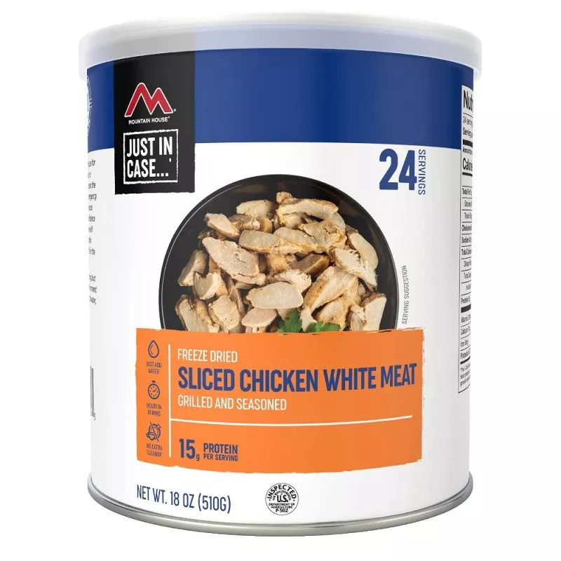 MOUNTAIN HOUSE Grilled Sliced Chicken #10 Can