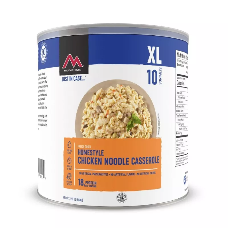 MOUNTAIN HOUSE Homestyle Chicken Noodle Casserole #10 Can
