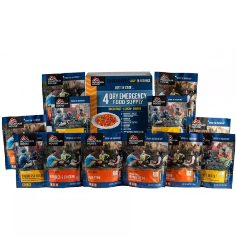 MOUNTAIN HOUSE Just In Case 4-day EmergencyKit 12 Pchs