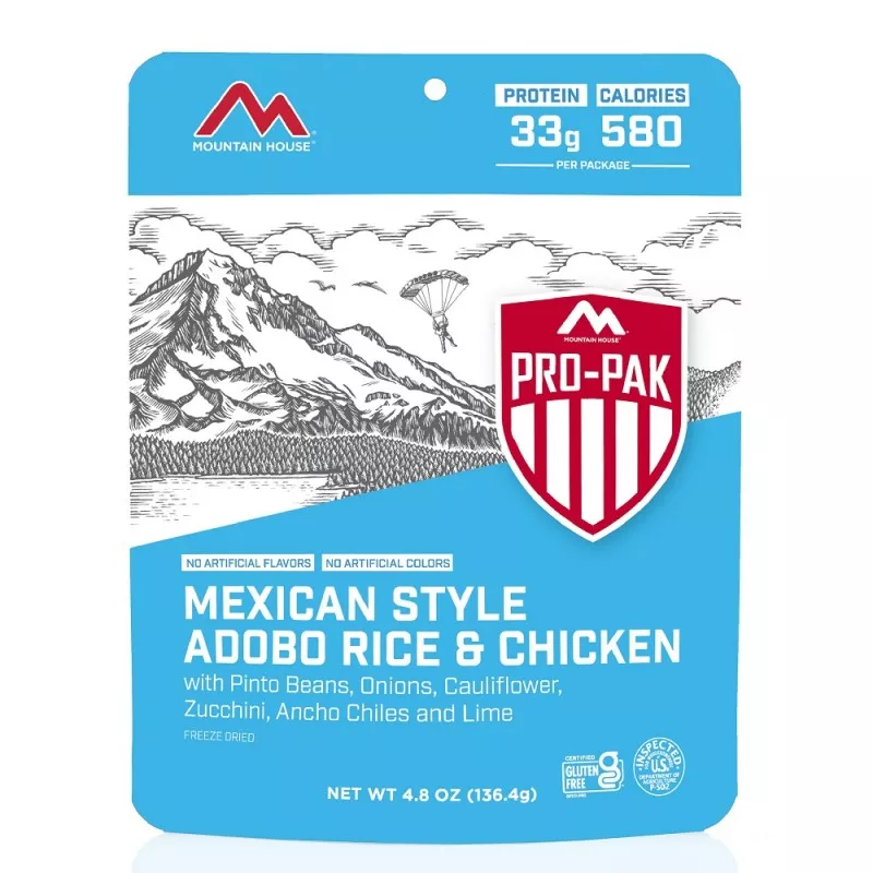 MOUNTAIN HOUSE Mexican Style Adobo Rice & Chicken Pro-Pak