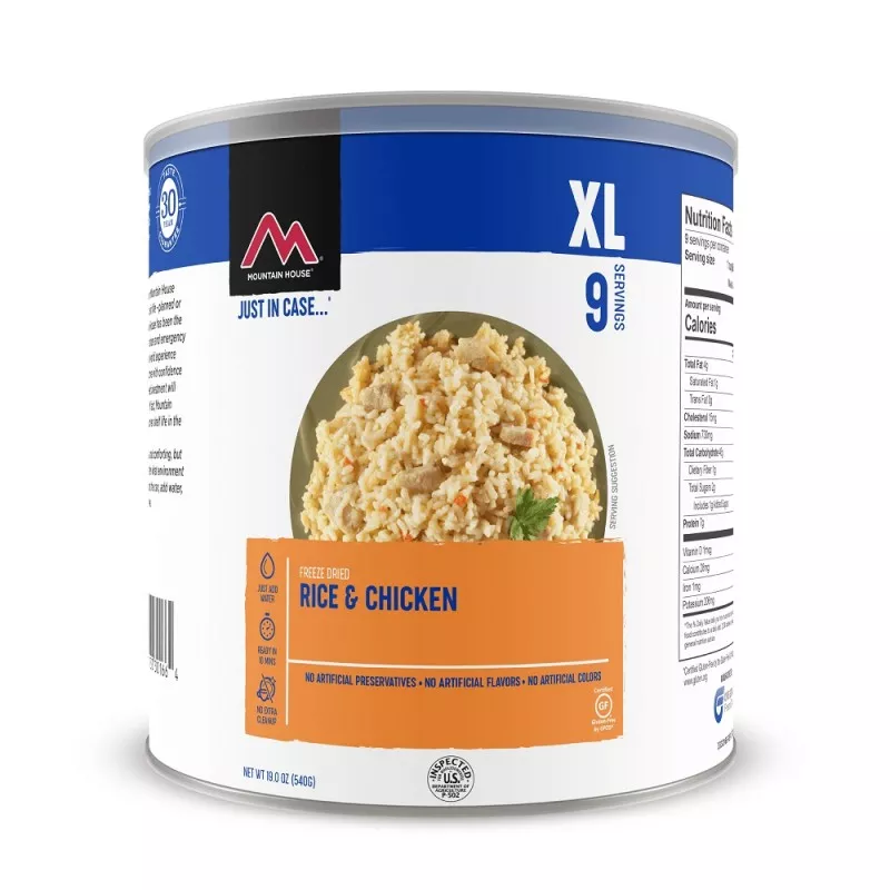 MOUNTAIN HOUSE Rice & Chicken #10 Can