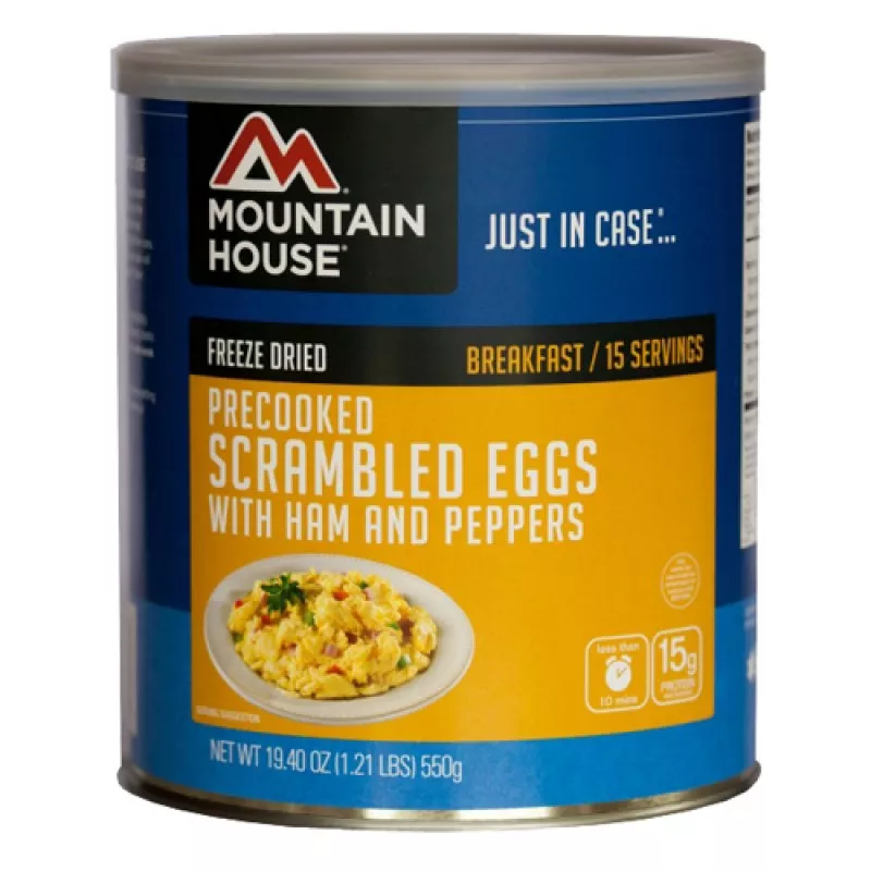 MOUNTAIN HOUSE Scrambled Egg w/Ham&peppers 15serv Can