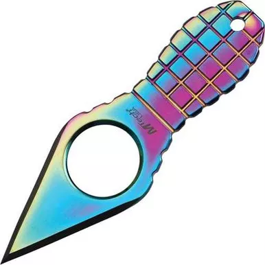 MTech Spectrum Finish Grenade Style Neck Knife