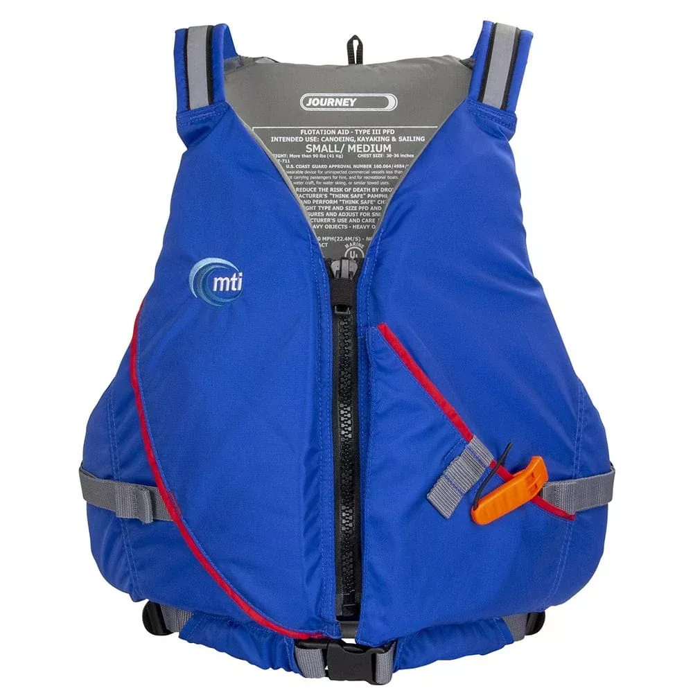 MTI Journey Life Jacket w/Pocket – Blue – X-Large/XX-Large