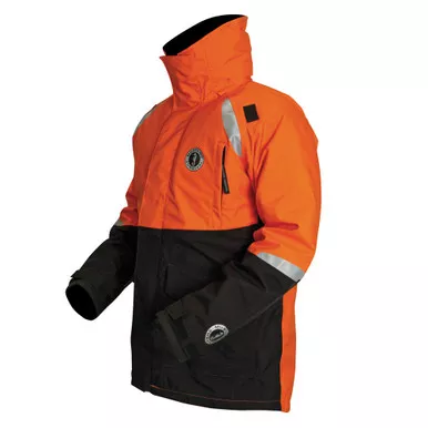 Mustang Catalyst Orange Black Flotation Coat, XL
