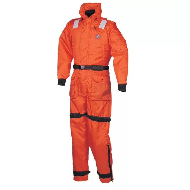 Mustang Deluxe Anti-Exposure CoverallWork Suit – Orange – Large