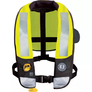 Mustang HIT High-Vis Yellow Green Inflatable PFD