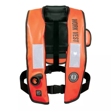 Mustang HIT Orange Automatic Inflatable Work Vest