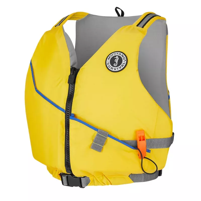 Mustang Journey Foam Vest – Yellow – Medium/Large