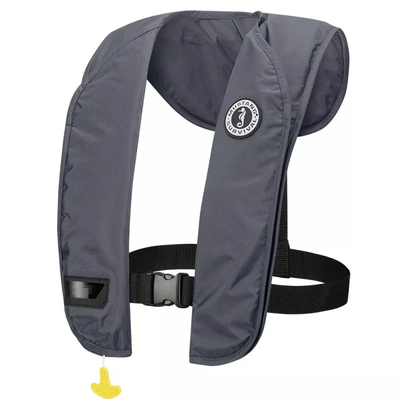 Mustang MIT 100 Inflatable PFD – Admiral Grey – Manual
