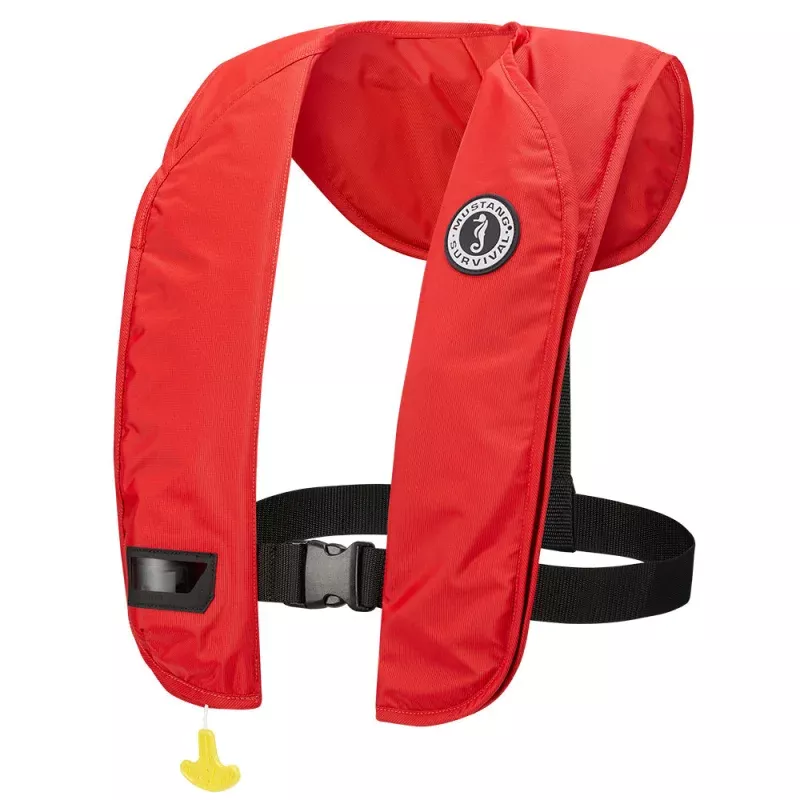 Mustang MIT 100 Inflatable PFD – Red – Manual