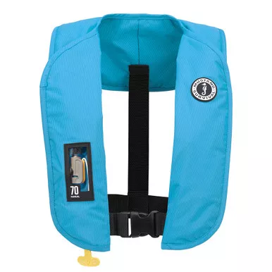 Mustang MIT 70 Azure Blue Manual Inflatable PFD