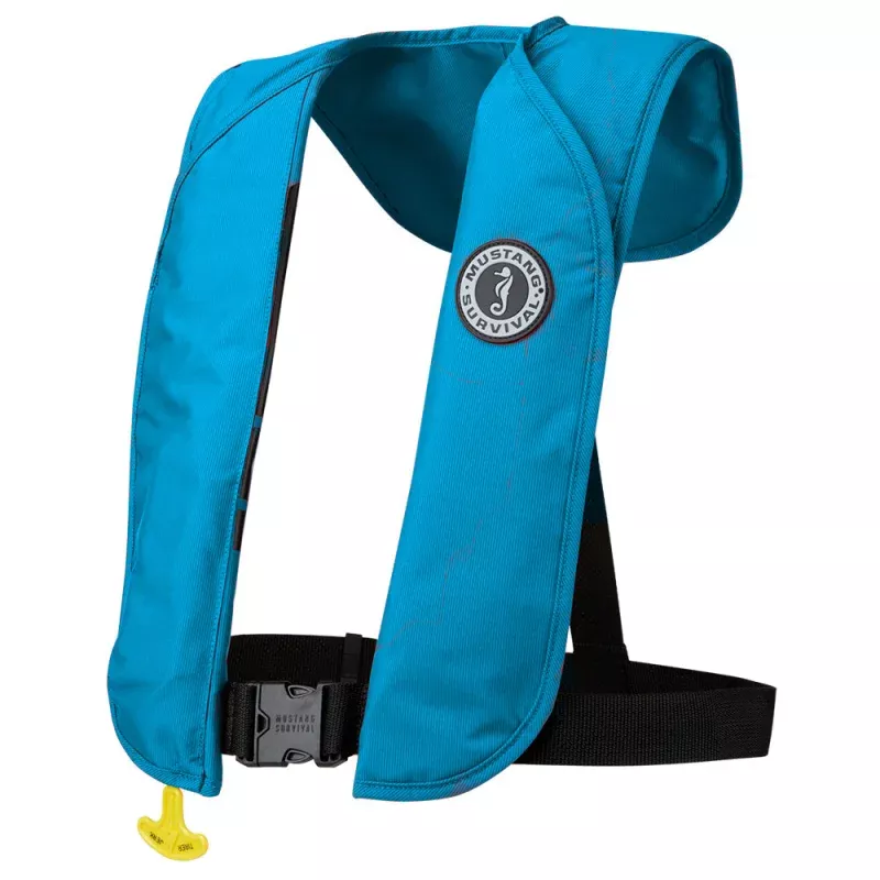Mustang MIT 70 Inflatable PFD – Azure Blue – Automatic/Manual