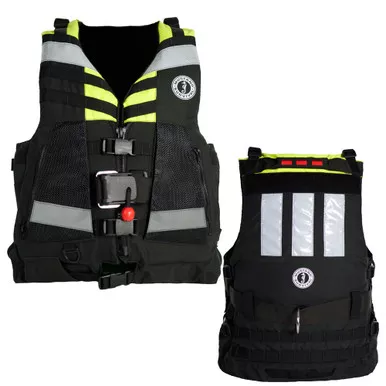 Mustang Swift Water Rescue Vest, Fluorescent Yellow Green