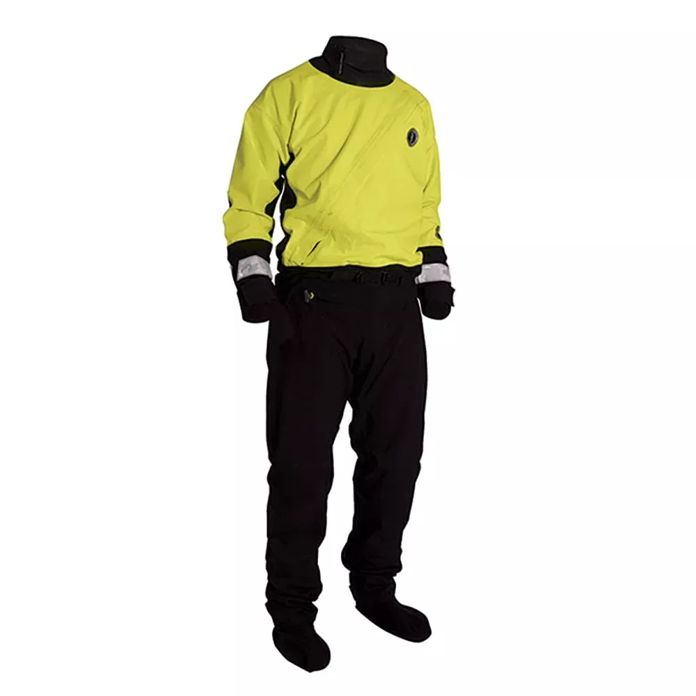 Mustang Water Rescue Dry Suit – Fluorescent Yellow Green/Black – Large