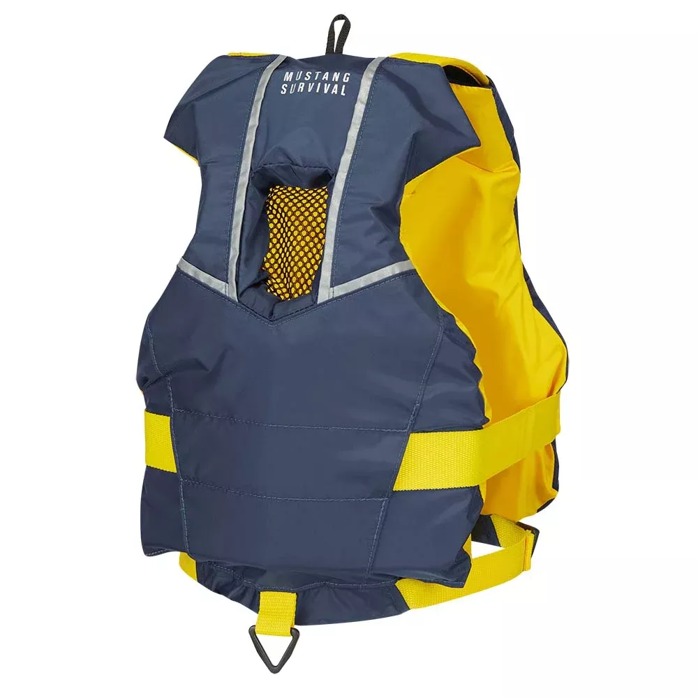 Mustang Youth Bobby Foam Vest – Yellow/Navy