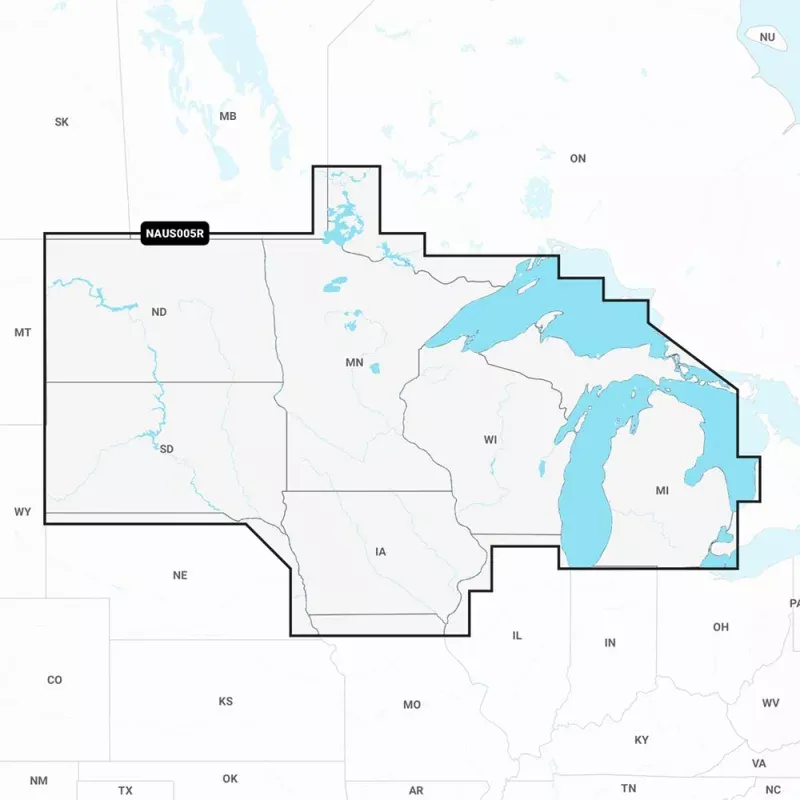Navionics NAUS005R – U.S. North – Navionics+