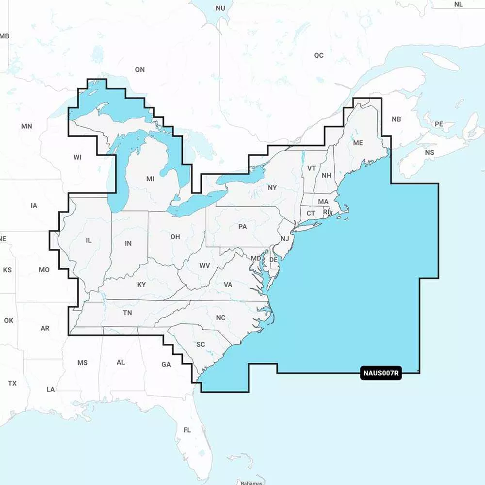 Navionics+ NAUS007R U.S. East - 010-C1370-30