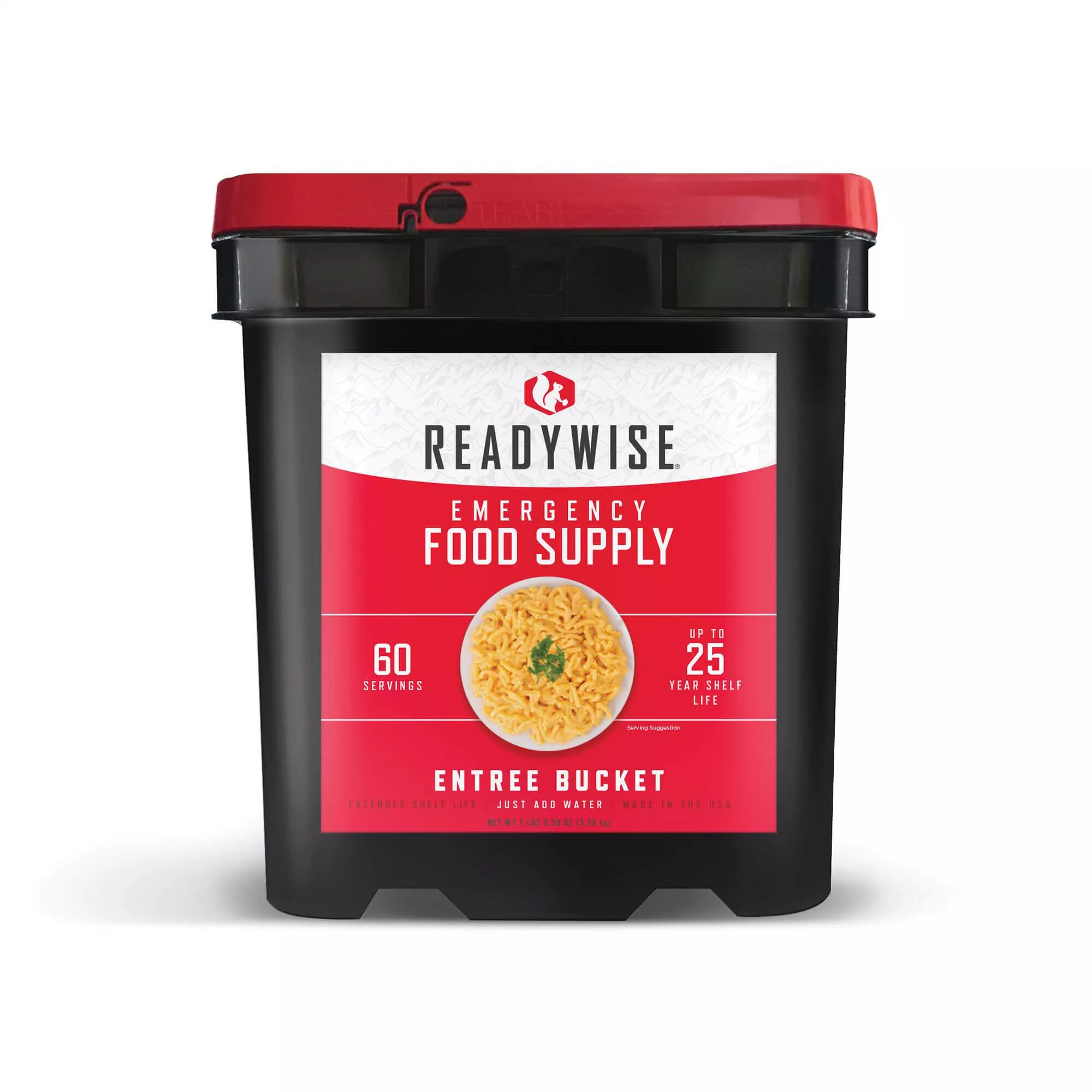 NEW 60 Serving – Entree Only Grab n Go Bucket FS60