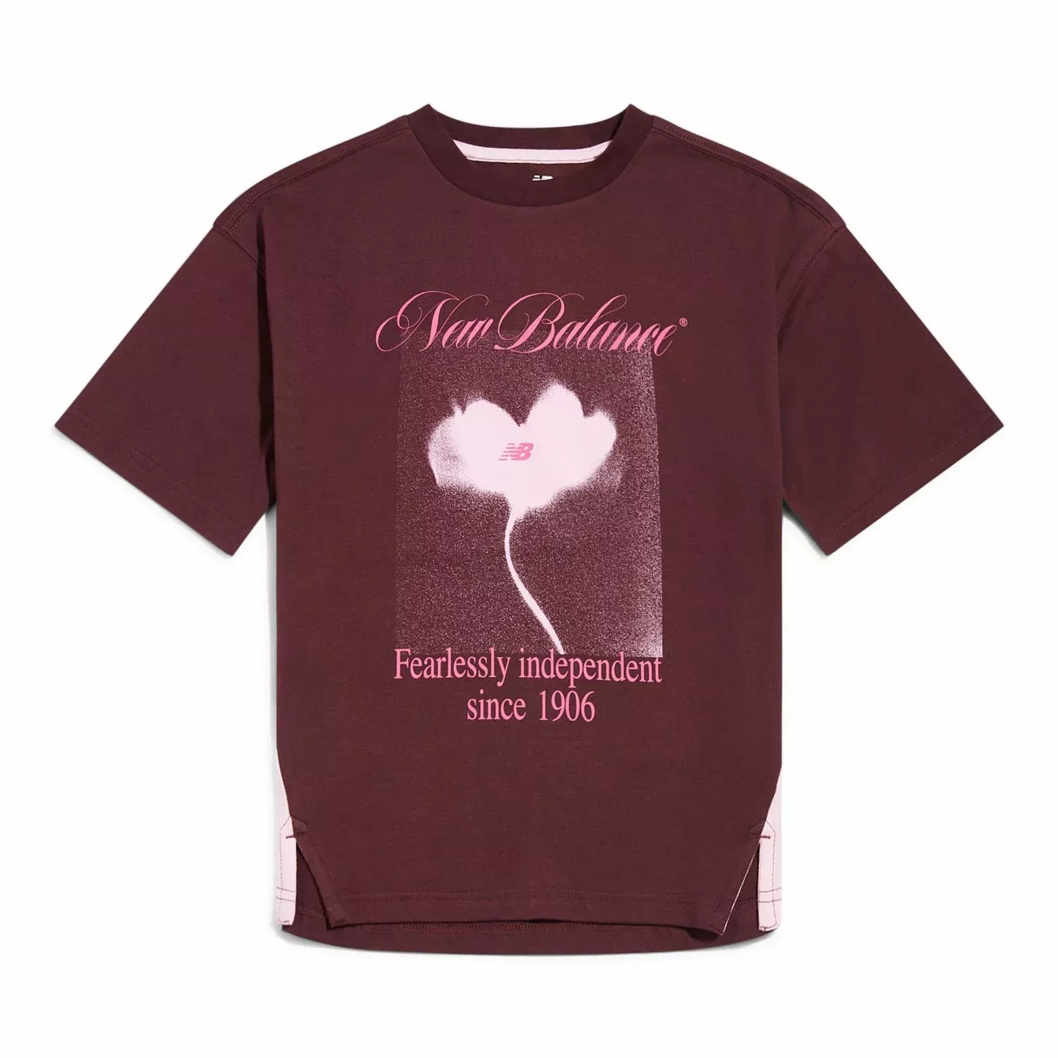 New Balance Girls’ Rooted Floral Graphic T-Shirt