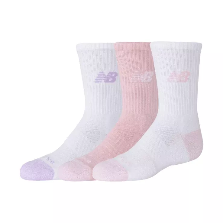 New Balance Youth Active Crew Socks 3 Pairs