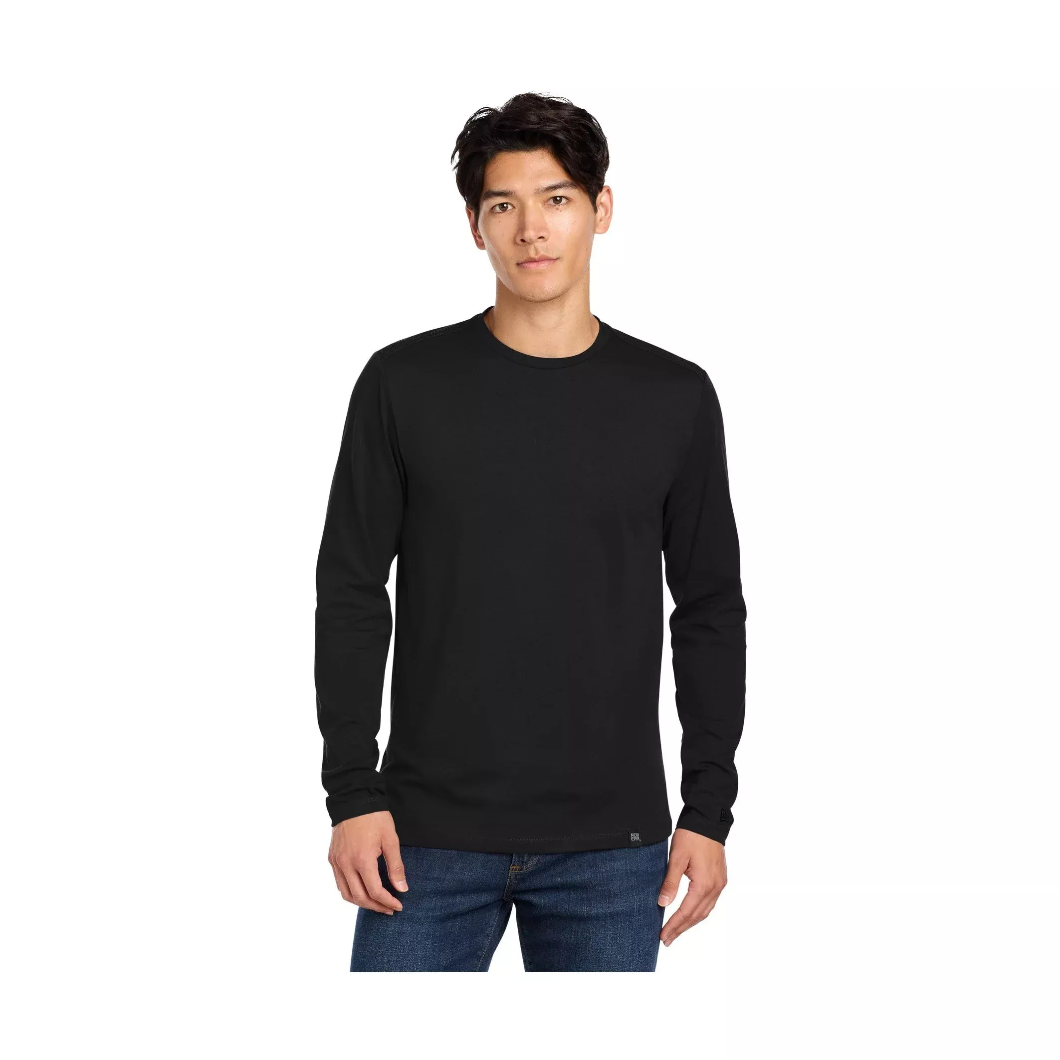 New Era Men’sHeritage Blend Long Sleeve Crew Tee