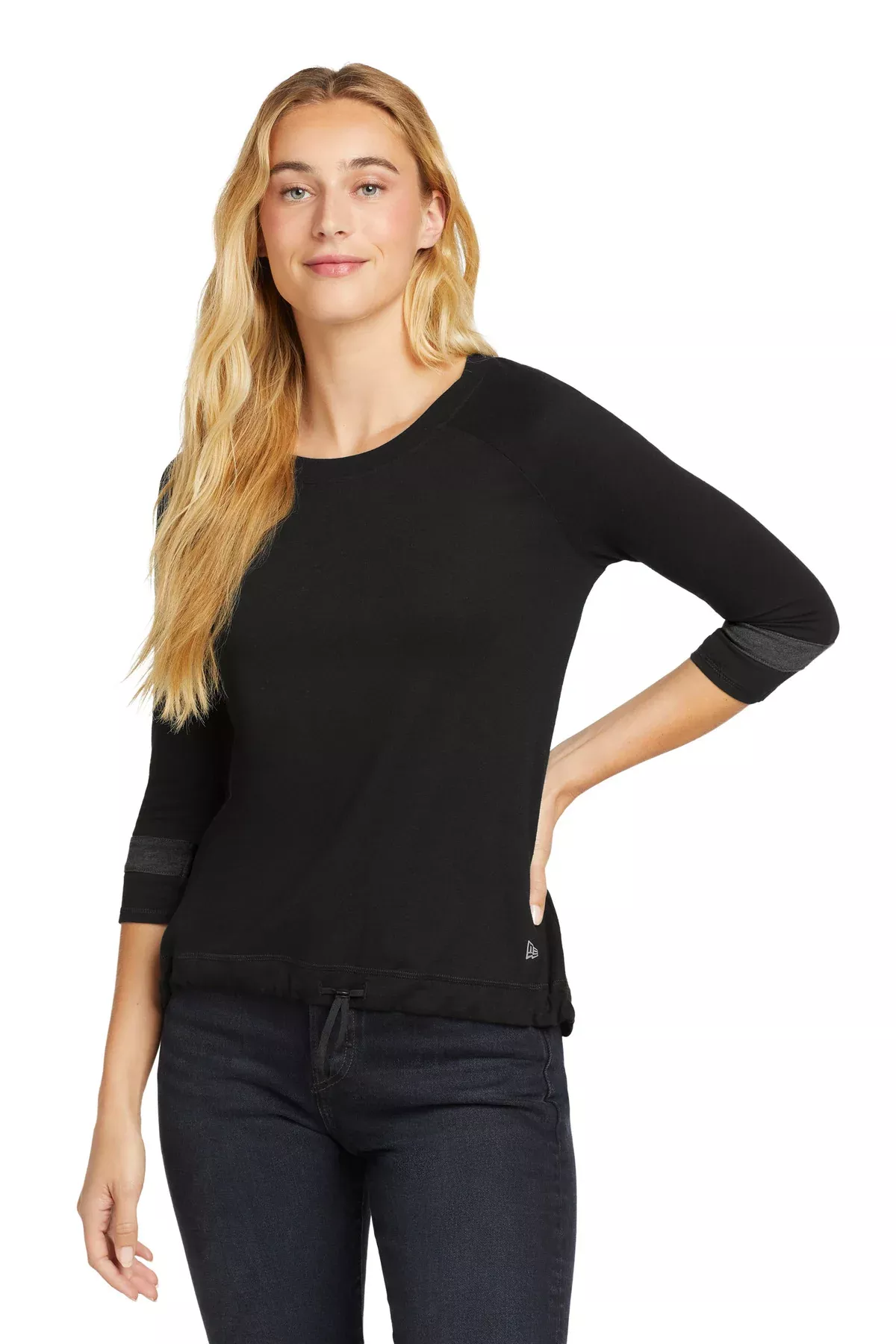 New Era Women’sTri-Blend 3/4-Sleeve Tee LNEA136