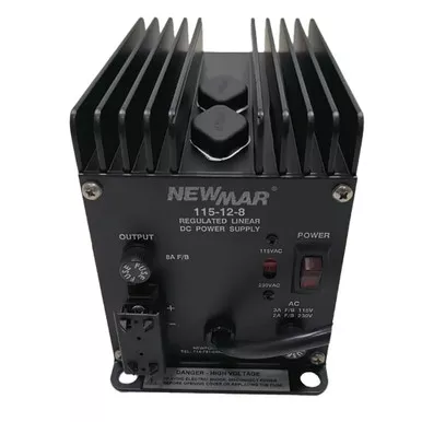 Newmar 115-12-8 Rugged Linear DC Power Supply