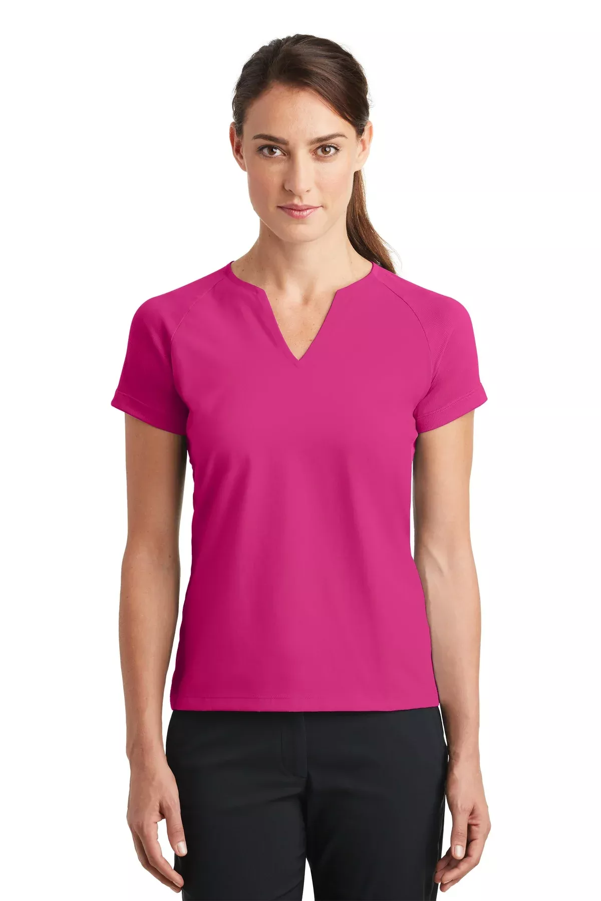 Nike Women’s Dri-FIT Stretch Woven V-Neck Top