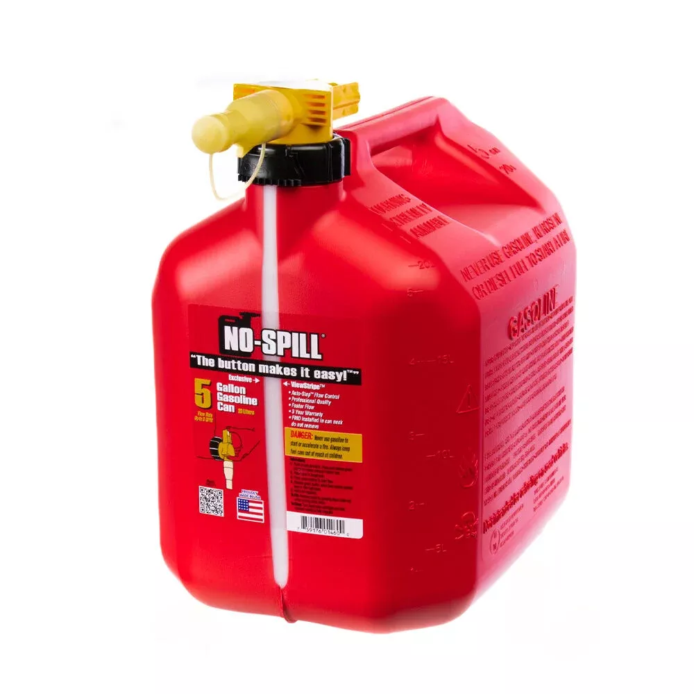 No-Spill Gasoline Cans - 5 Gallon Gasoline Can