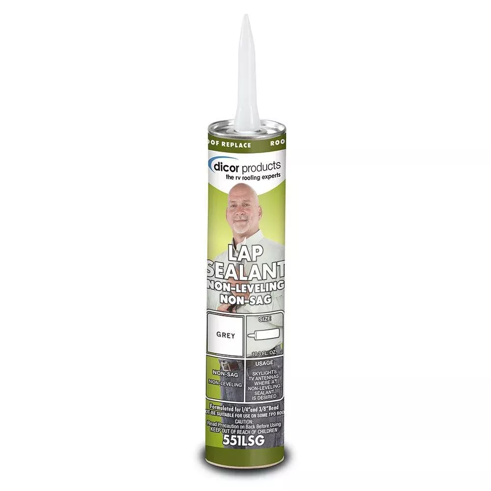 Non-Sag Lap Sealant, 10.3 oz. tube - Gray