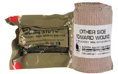 North American Rescue, Emergency Trauma Dressing, 4″