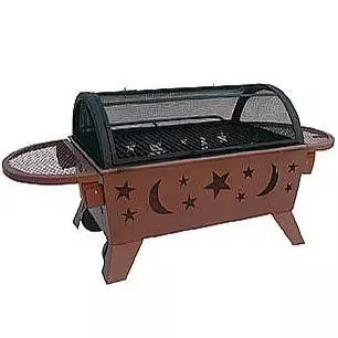 Northern Lights Stars and Moon Fireplace