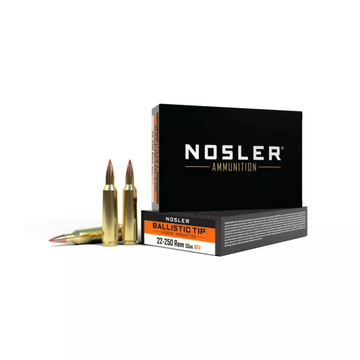 Nosler 22-250 Remington 55 Gr. Ballistic Tip 20/Box